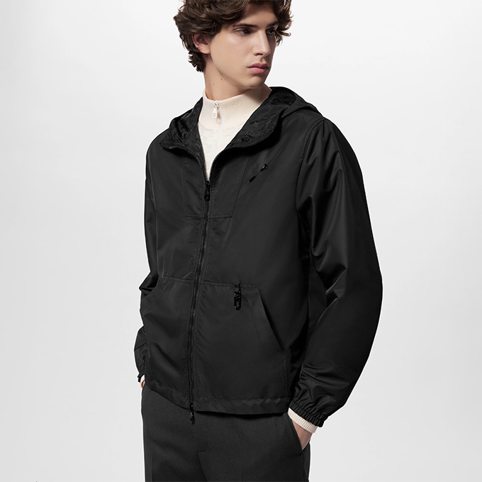 9a+ quality lv louis vuitton monogram reversible hooded jacket